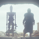 IG-11 and the Mandalorian in one of the coolest shots from the pilot of the show.